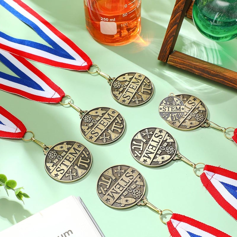 Quelay 30 Pcs 2'' Award Medals Bulk Gold Winner Medals with Neck Ribbons Metal Trophy Award Prize Gift for Tournaments, Competitions, Party, Kids and Adults - Image 4
